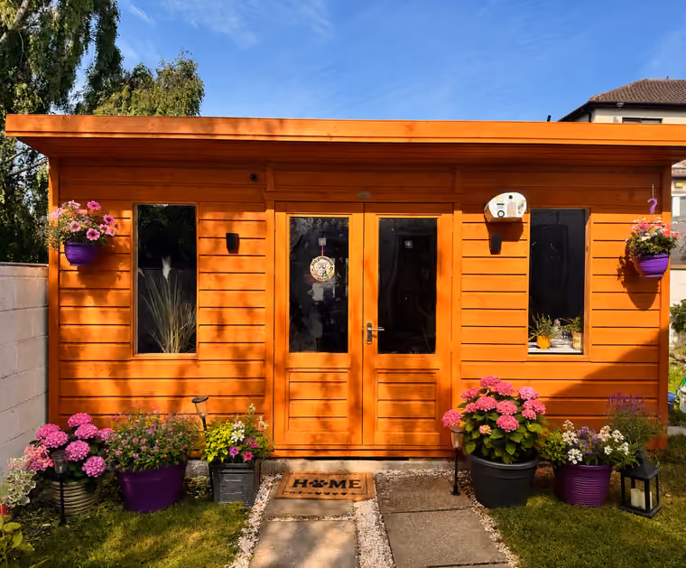 Our garden studio in Leixlip, where the grooming happens